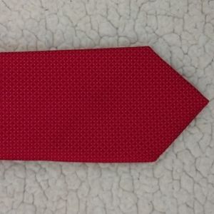 Black Brown 1826 Red Microdot Silk Tie